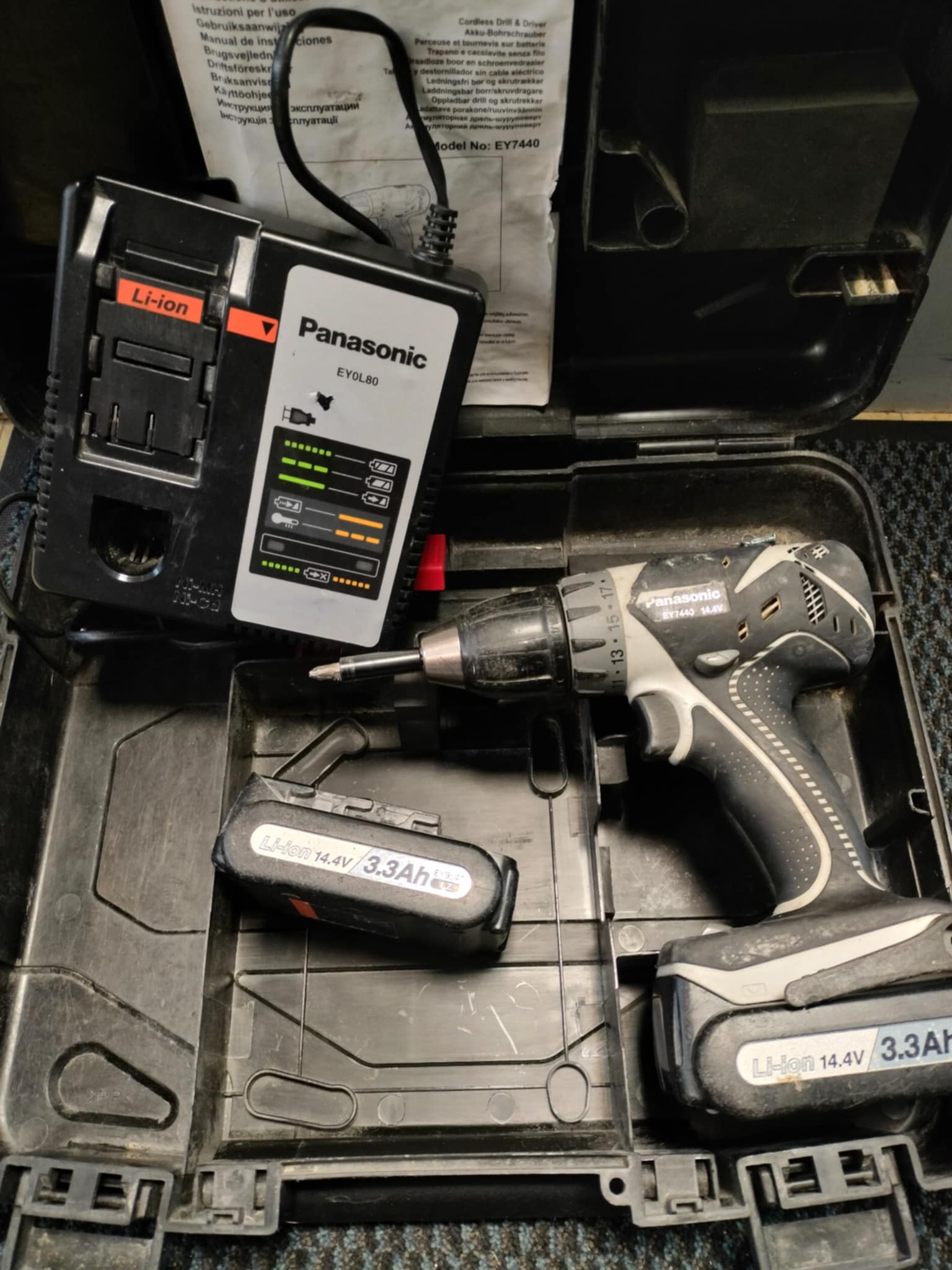 Akutrellikomplekt Panasonic EY7440